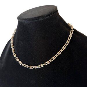 Tiffany & Co HardWear Small Link Necklace 925 Sterling Silver 18" Chain